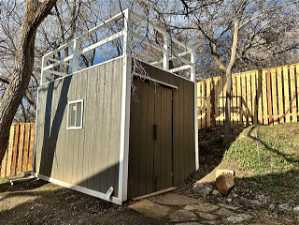Storage Shed with Loft