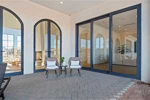 View of patio / terrace with french doors