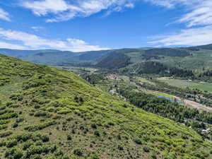 View of Uintah Forest from mountain property.