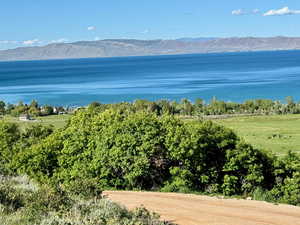 Water view featuring a mountain view