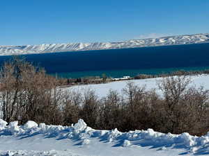 Water view featuring a mountain view