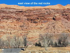 East Red Rock wall dances with color in the evenings.