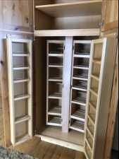 Kitchen Pantries with Pullout Storage