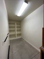 View of owner closet