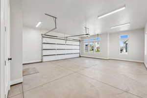 2 car garage is 22x24