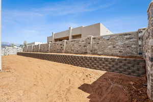 Exterior space featuring fence