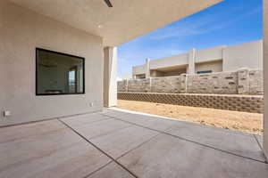 View of patio / terrace with fence