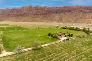 Mountain view with a rural view