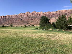 Mountain view featuring a rural view