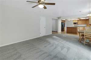 Family room with ample space for entertaining