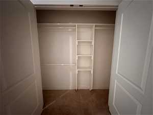 Another walk-in closet in the 2nd bedroom