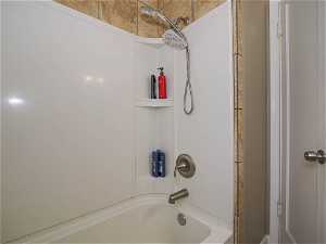 Bathroom with  shower combination