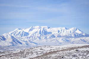 View of mountain background