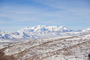 View of mountain backdrop