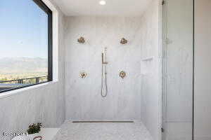 Bathroom with a shower