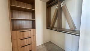 View of spacious closet