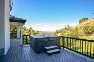 Hot Tub with valley views