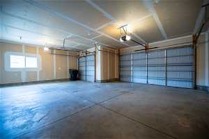 Garage with a garage door openers