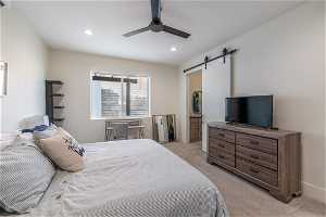 Casita Bedroom - 1,373 sqft Basement Apartment with 2 Entrances