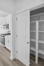 Pantry off kitchen