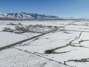 Mountain view with a rural view