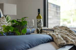 Bedroom featuring multiple windows