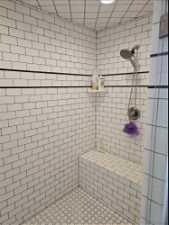 Primary Bathroom with tiled walk in shower