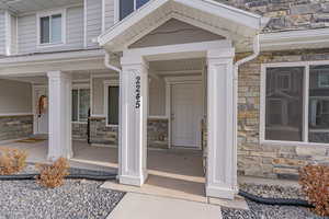 View of entrance to property