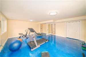 View of workout room