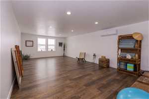 Large bonus room ready for you as a  traditional game room, work out room, or dance studio