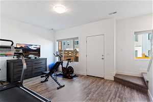 Main Floor Entry (office/bedroom/gym)