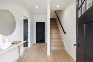 1st floor entrance. Photo is from a similar unit in the development. Some fixtures may differ