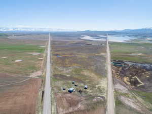 Drone / aerial view with a rural view