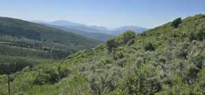 Distant MT Nebo in the distant Mtn Range