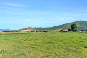 Mountain view with a rural view