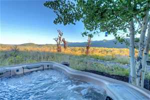 Hot Tub Views of Open Space