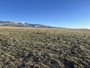 Mountain view featuring a rural view