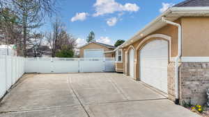 3 car garage, 4 car detached garage