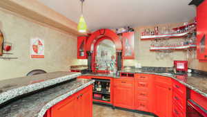 Basement kitchenette/wet bar