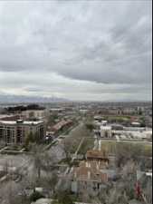 View with Wasatch mountain view from balcony