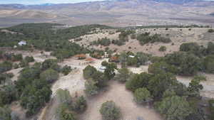 Looking Southwest from above the property