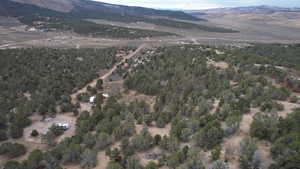 Looking South from above the property