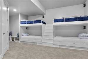 Bedroom 5: 3 built in bunk beds