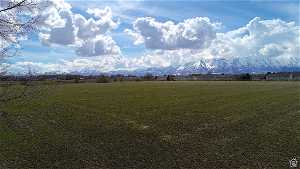 Property view of Wellsville Mountains to the west