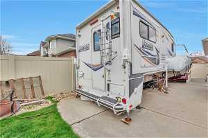 RV parking approximately 14' x 50' and gated