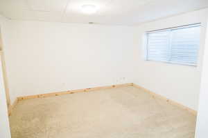 Basement bedroom