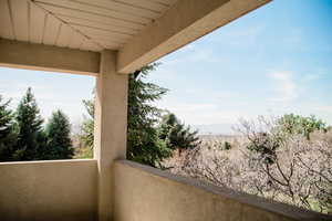 View of balcony-Master bedroom