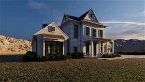 Rendering only. House plans available with lot purchase.