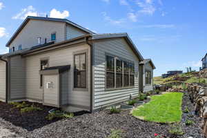 View of rear view of property