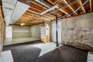 basement storage - walk out door to rear yard